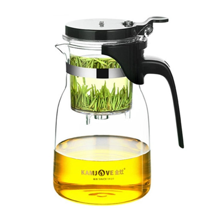 KAMJOVE Elegant Cup Bubble Teapot Office Flower Teapot Heat-resistant Glass Tea Set, K-200 400ML, K-201 500ML, K-202 750ML, K-203 600ML, K-204 600ML, K-205 900ML