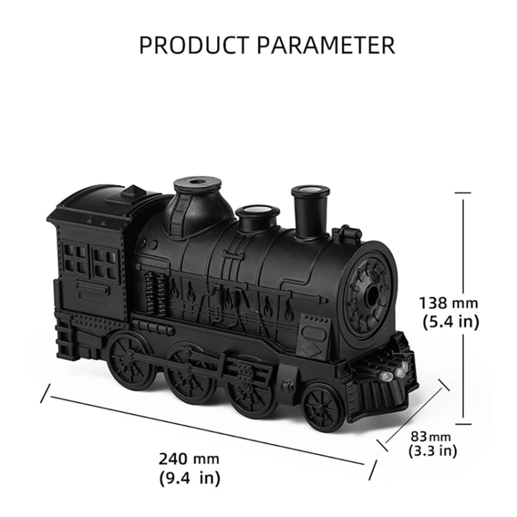 300ml Small Train Essential Oil Diffuser Humidifier With Remote Control, EU Plug, US Plug, AU Plug, UK Plug