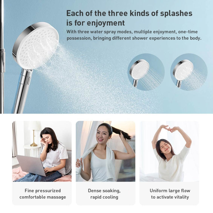 Original Xiaomi Mijia Bath Pressurized Handheld Shower Spray Lotus Head, MJZYSCHS01DB