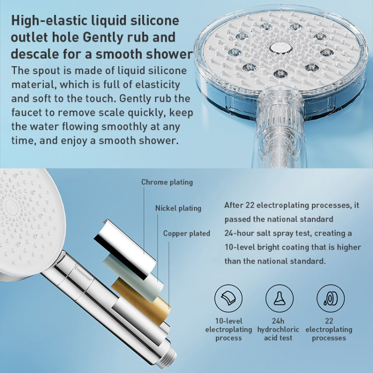 Original Xiaomi Mijia Bath Pressurized Handheld Shower Spray Lotus Head, MJZYSCHS01DB