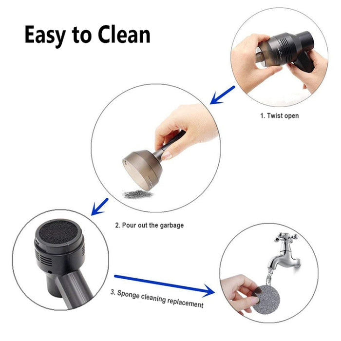 HK-6019D Portable Household Car Handheld Mini USB Vacuum Cleaner Dust Collector Cleaning Tools