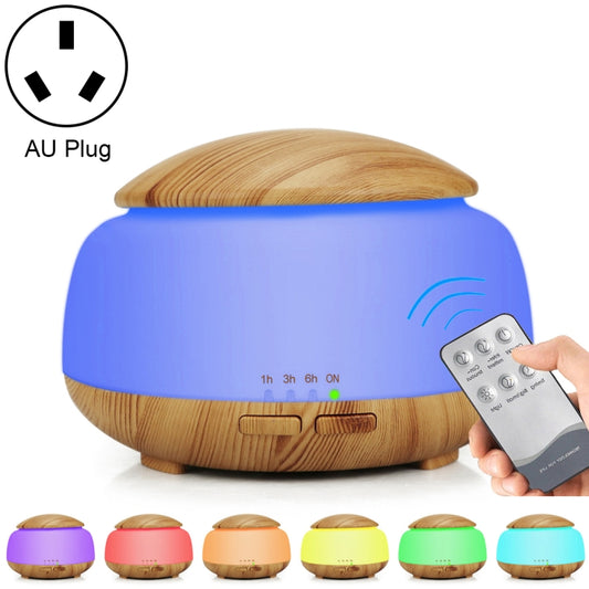 Wood Grain Humidifier Air Purifier Ultrasonic Atomization Household Aromatherapy Machine with Colorful LED Light