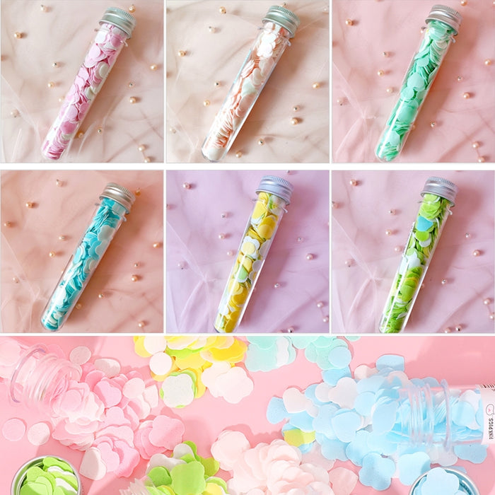 10pcs Disposable Portable Travel Tube Shape Boxed Confetti Soap Mini Soap Plate