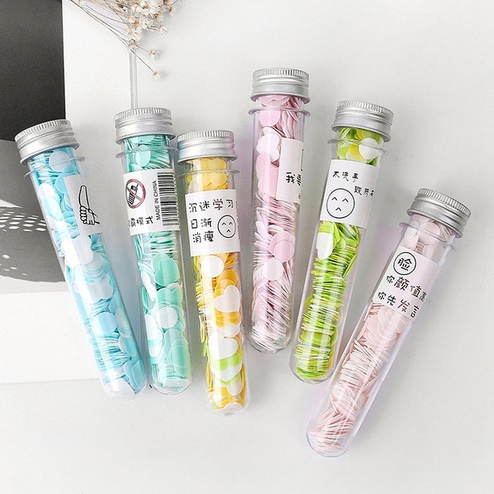 10pcs Disposable Portable Travel Tube Shape Boxed Confetti Soap Mini Soap Plate