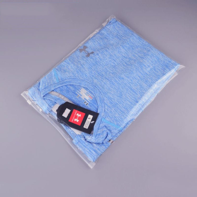 100 PCS Lot Storage Bag PE Zipper Lock Portable Travel Pouch Home Storage Organizati Pocket Clothes Storage, 27 x 35cm