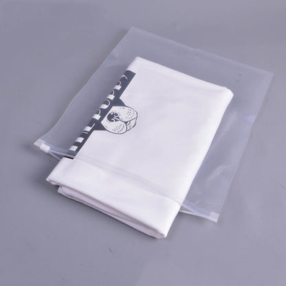 100 PCS Lot Storage Bag PE Zipper Lock Portable Travel Pouch Home Storage Organizati Pocket Clothes Storage, 27 x 35cm