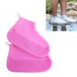 Silicone Non-slip Thickened Wear-resistant Waterproof Shoe Boots Cover, S, L