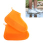 Silicone Non-slip Thickened Wear-resistant Waterproof Shoe Boots Cover, M