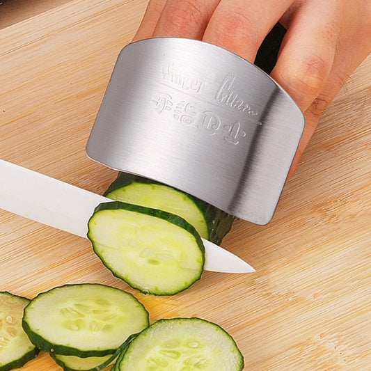 Creative Kitchen Necessary Food Vegetable Cutting Stainless Steel Hand Finger Guard Protector