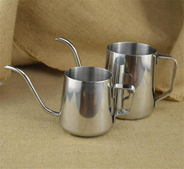 Long Narrow Spout 304 Stainless Steel Hand Drip Coffee Pot with Hanging Ear