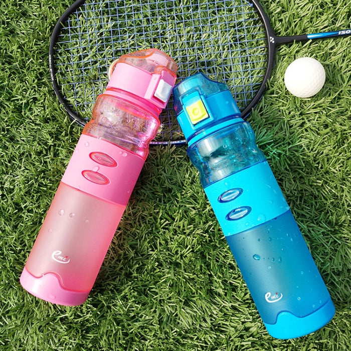 600ml Professional Frosted Plastic Water Bottle For Outdoor Sports With Lifting Yoke