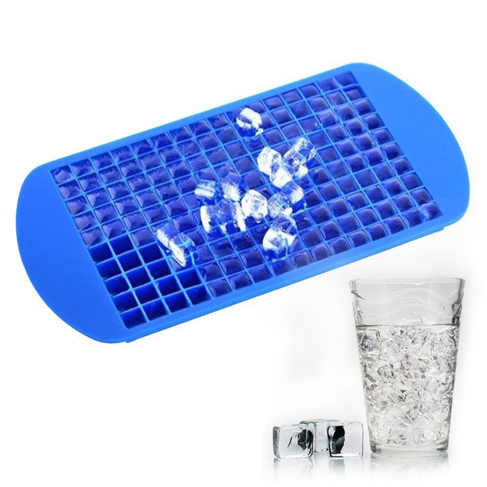 160 Lattice 1cm Small Cube Ice Trays Square Shape Silicone Ice Cube Trays