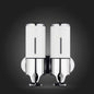 Dual Hotel Shower Manual Dispenser Wall Mounted Washing Liquid Shampoo Soap Bottle, Capacity: 1000ml, 1000ml/Silver, 1000ml/Black, 1000ml/Gold, 1000ml/Transparent, 1000ml/White, 1000ml/Dark Red