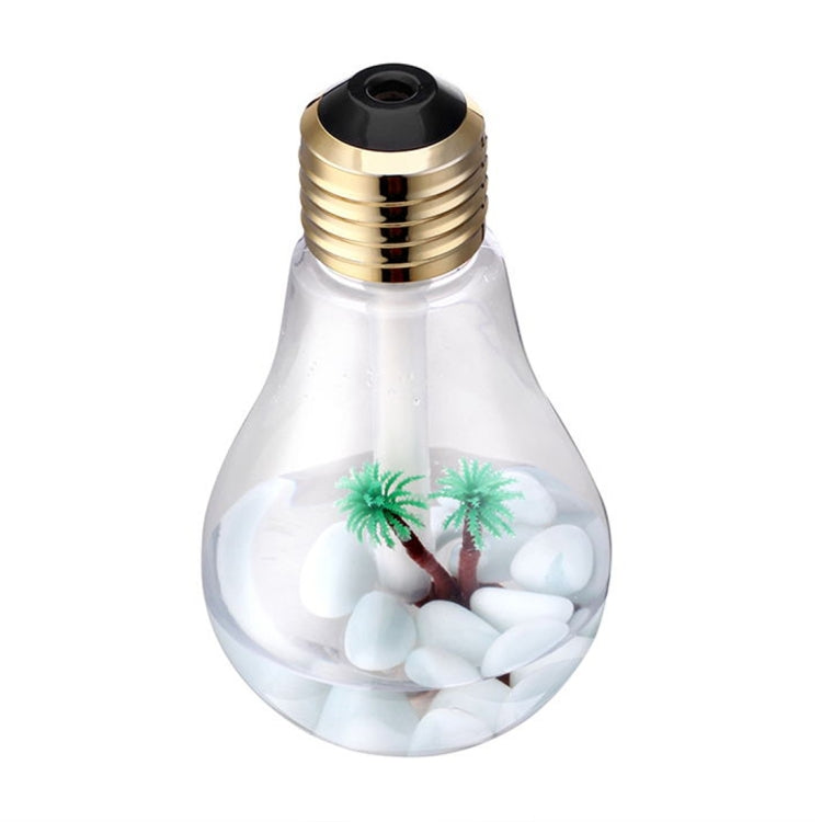 400ML Colorful Light Portable Bulb Shape Aromatherapy Air Purifier Humidifier for Home / Office / Car