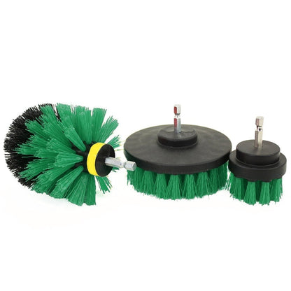 3 PCS Bathroom Kitchen Cleaning Brushes Kit for Electric Drill