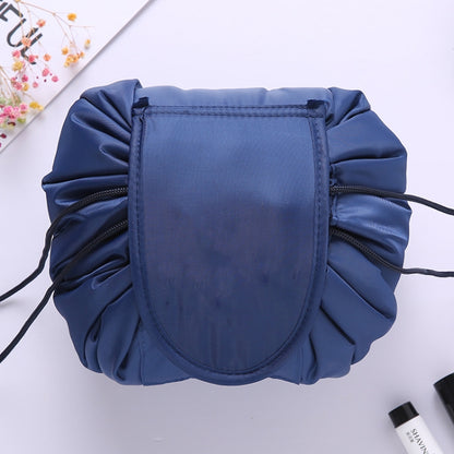 Travel Large Volume Drawstring Bag Cosmetic Sundries Storage Bag, Navy Blue, Red, Black, Pink, Light Grey, Light Pink, Mint Green