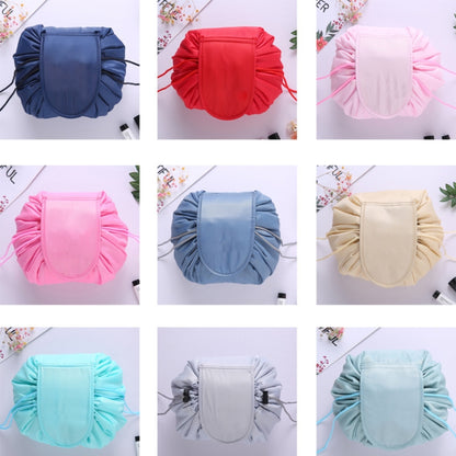 Travel Large Volume Drawstring Bag Cosmetic Sundries Storage Bag, Navy Blue, Red, Black, Pink, Light Grey, Light Pink, Mint Green