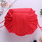 Travel Large Volume Drawstring Bag Cosmetic Sundries Storage Bag, Navy Blue, Red, Black, Pink, Light Grey, Light Pink, Mint Green