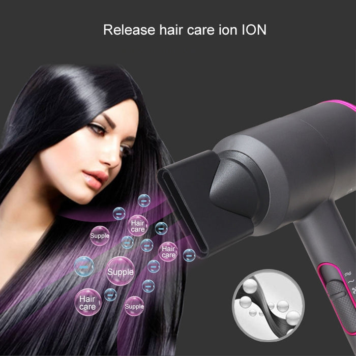 High-power 2000W Anionic Cold Hot Air Constant Temperature Hair Dryer, EU Plug