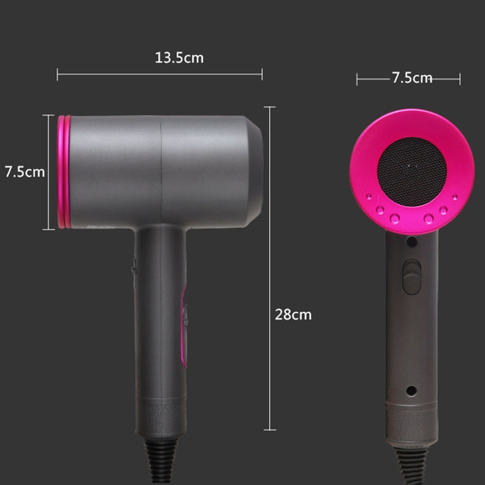 High-power Anionic Cold Hot Air Constant Temperature Hair Dryer, EU Plug