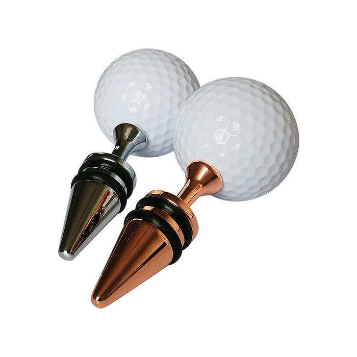 Golf + Tee Shape Red Wine Bottle Stopper, Size: 10 x 4.2cm