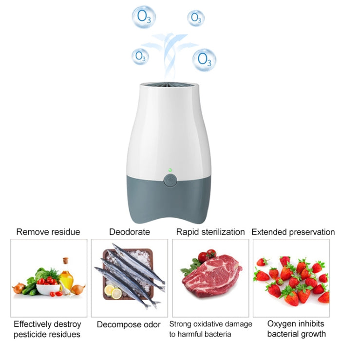 AX168B Mini Fridge Ozone Air Purifier and Fresh Deodorizer