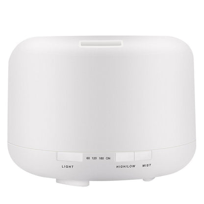 T500 Remote Control Clear White Air Humidifier Automatic Alcohol Sprayer Essential Oil Diffuser Ultrasonic Mist Maker Ultrasonic Aroma Diffuser Atomizer Color LED, Capacity: 500ml, DC 24V, US Plug, Clear White (500ml), Wood Pattern (500ml)