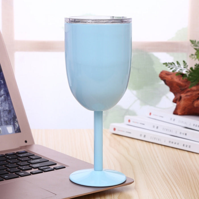 New Fashion Stainless Steel Vacuum Cup Red Wine Cocktail Goblet Creative Gift