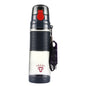 Teloy TNY-9601 650ML Portable Snap Cap Space Cup Bottle, Applicative Water Temperature: ﹣20 ~ 120 Celsius Degrees, TNY-9601 (Dark Grey + Red)