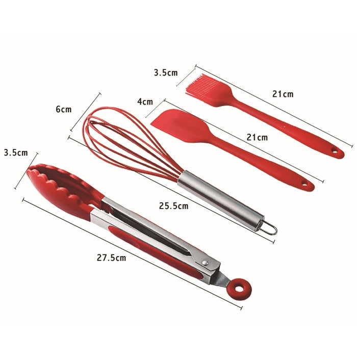 kn7050 10 in 1 Silicone Kitchen Tool Set