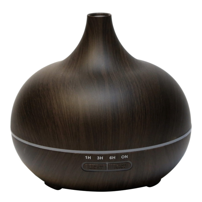 W350 14W 300ML Wood Grain Aromatherapy Air Purifier Humidifier with LED Light for Office / Home Room