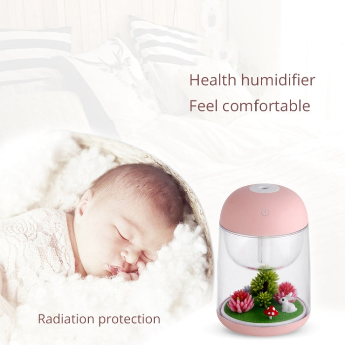 Imycoo WT602 2W Portable Mini Micro Landscape Design USB Charge Aromatherapy Air Humidifier with LED Colorful Light, Water Tank Capacity: 180ml, DC 5V