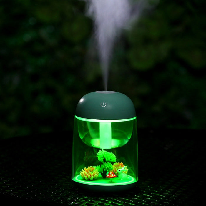 Imycoo WT602 2W Portable Mini Micro Landscape Design USB Charge Aromatherapy Air Humidifier with LED Colorful Light, Water Tank Capacity: 180ml, DC 5V