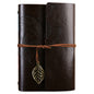 Creative Retro Autumn Leaves Pattern Loose-leaf Travel Diary Notebook, Size: S, S