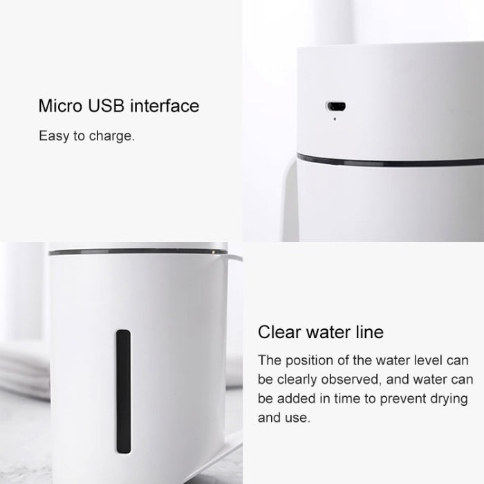 ML-S2 Water Cup Shape Intelligent Mute LED Night Light Atomized Humidifier Air humidification Machine