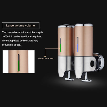 Hotel Shower Manual Dispenser Wall Mounted Washing Liquid Shampoo Soap Bottle, Capacity: 500ml, 500ml/Gold, 500ml/Blue, 500ml/Purple, 500ml/Silver, 500ml/White, 500ml/Dark Red, 500ml/Green