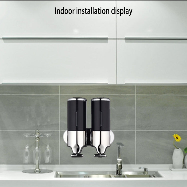 Hotel Shower Manual Dispenser Wall Mounted Washing Liquid Shampoo Soap Bottle, Capacity: 500ml, 500ml/Gold, 500ml/Blue, 500ml/Purple, 500ml/Silver, 500ml/White, 500ml/Dark Red, 500ml/Green