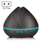 Peach Shape Wood Grain Remote Control Ultrasonic Humidifier Aromatherapy Machine Automatic Alcohol Sprayer with LED Lights, Capacity: 400mL, EU Plug (Dark Wood Color), Diamond Dark Wood Color, Diamond Light Wood Color, Peach Shape Dark Wood Color