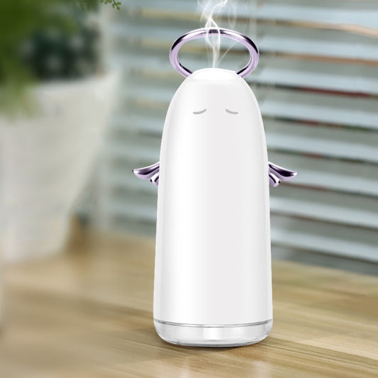 TSHM0 Mini Angel Atomizing Humidifier with Colorful Night Lights, Water Tank Capacity: 230mL