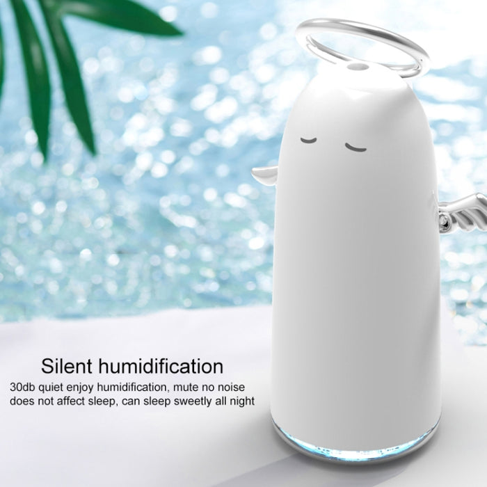 TSHM0 Mini Angel Atomizing Humidifier with Colorful Night Lights, Water Tank Capacity: 230mL