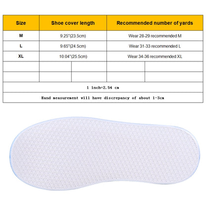 Fashion Children PVC Non-slip Waterproof Thick-soled Shoe Cover Size: M, Size: M
