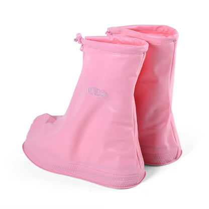 Fashion Children PVC Non-slip Waterproof Thick-soled Shoe Cover Size: XL, Size: XL