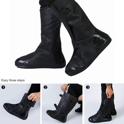 High Tube Rainproof Snowproof Adult Shoe Cover Size: XXL, Size: XXL