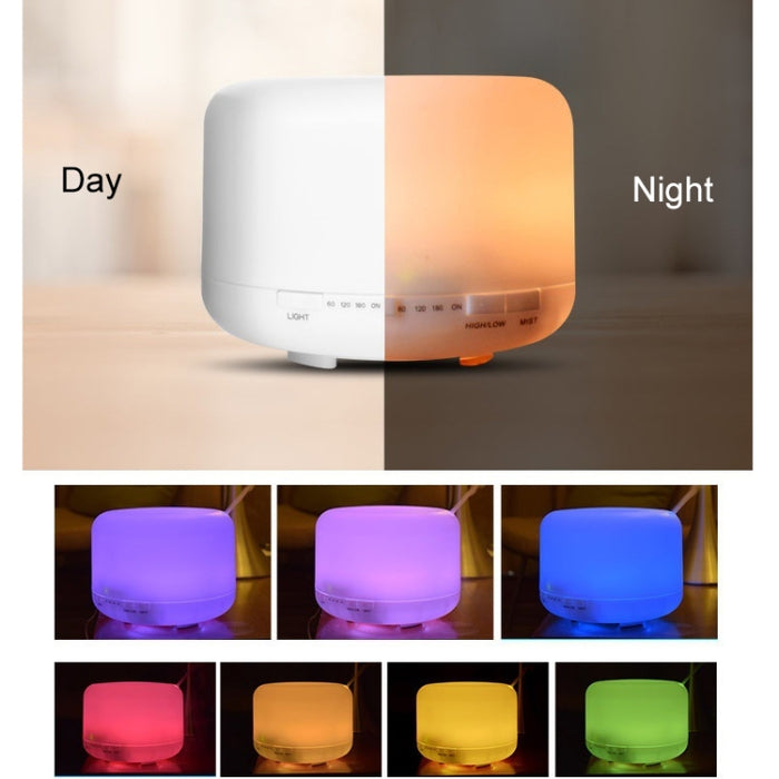 Ultrasonic Aroma Diffuser with Colorful LED Lights (US Plug)