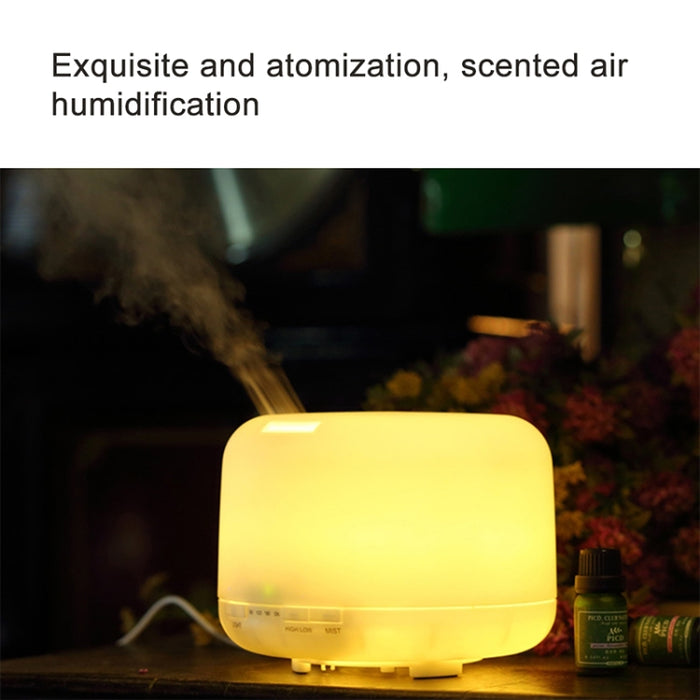 Ultrasonic Aroma Diffuser with Colorful LED Lights (US Plug)