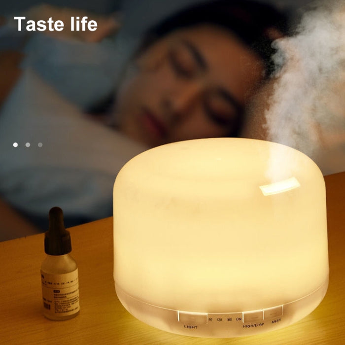 Ultrasonic Aroma Diffuser with Colorful LED Lights (US Plug)