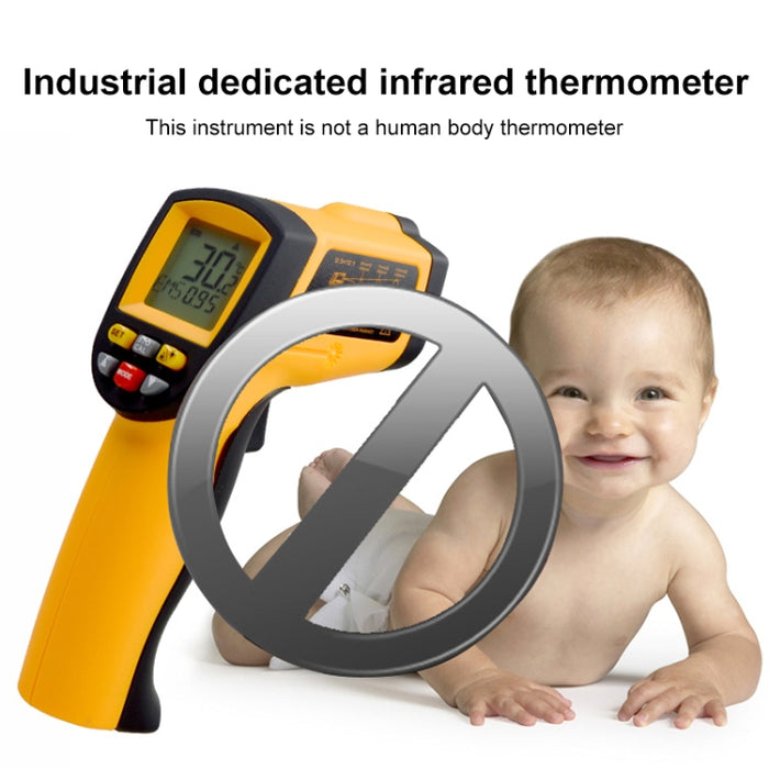 Infrared Thermometer, Temperature Range: -50 - 900 Degrees Celsius