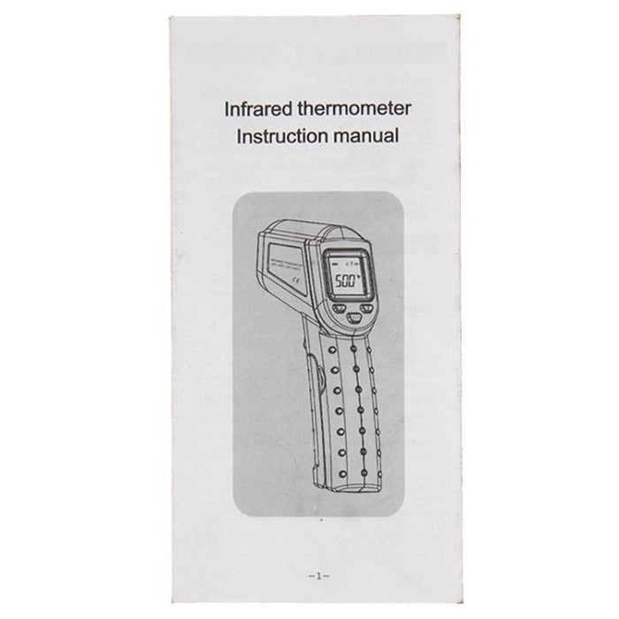 DT-8500 LCD Digital Infrared Thermometer, Temperature Range: -50-500 Celsius Degree