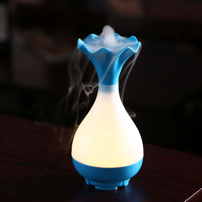 5V 4W USB Vase Aroma Diffuser Air Purifier Humidifier with LED Light for Office / Home Room