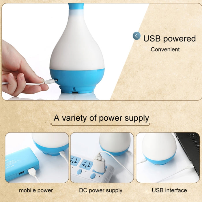 5V 4W USB Vase Aroma Diffuser Air Purifier Humidifier with LED Light for Office / Home Room